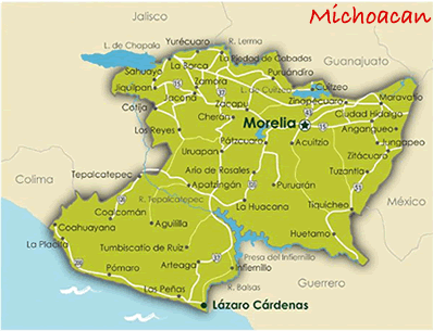 Michoacan Map